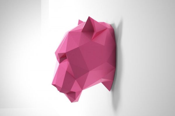 Panther Head Paper Art - Image 2