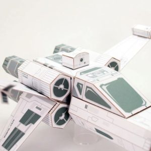 X Wing Fighter Jet: Mini Paper Crafts