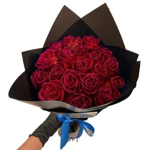 10pcs Glitter Rose Bouquet